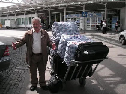 Adnan auf der Reise nach Syrien