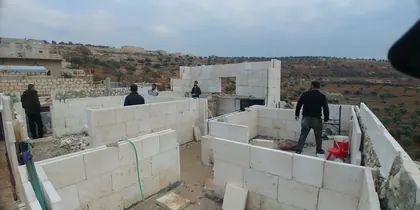 Hausbau in Toubat