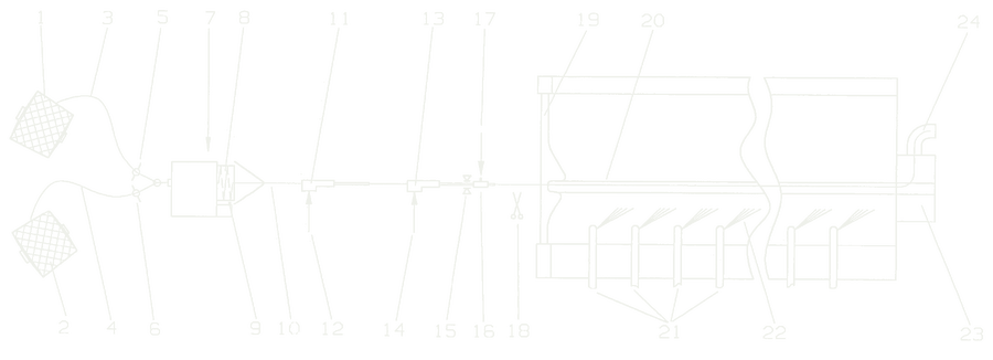 Verfahren zum Eintragen eines Filamentschussfadens in einer Luftdüsenwebmaschine